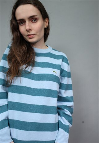 VINTAGE 90'S LACOSTE STRIPES SWEAT