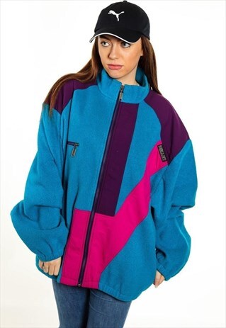 VINTAGE ZIP-UP FLEECE SWEATSHIRT SW440