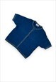 MISSONI VINTAGE 90S BLUE KNITTED SHIRT SLEEVE CARDIGAN