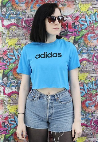 ADIDAS REWORKED CROP TOP. FESTIVAL.