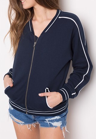 BOMBER SWEATSHIRT