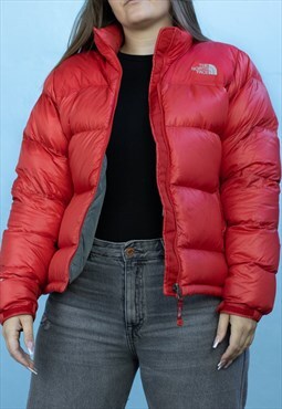 Vintage The North Face Jacket Nuptse in Red M