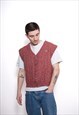 VINTAGE LACOSTE 90S KNIT CARDIGAN VEST