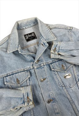 Schott Vintage Y2K Blue jacket Detailed buttons