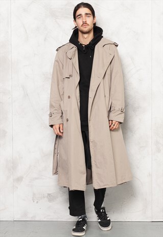 asos trench coat mens