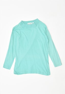 Vintage Top Long Sleeve Turquoise