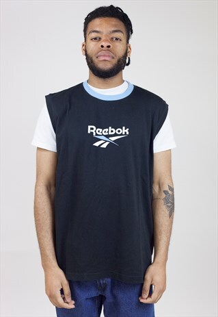 VINTAGE 90'S REEBOK NAVY VEST