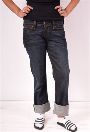 LEVI'S 557 WOMENS VINTAGE JEANS W28 L34 BLUE 90S