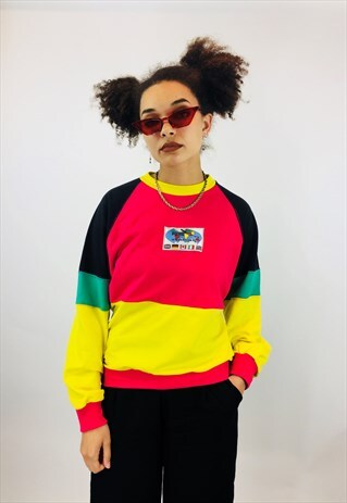 VINTAGE PUMA COLOURFUL SWEATSHIRT