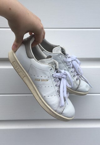 UNISEX MENS WOMENS ADIDAS STAN SMITH TRAINERS WHITE SHOES