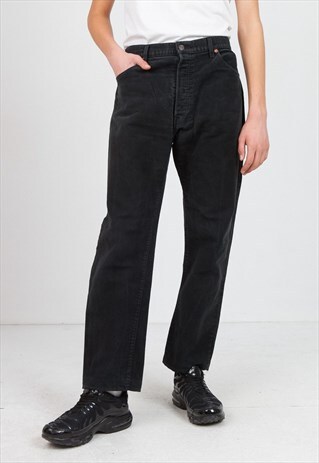 VINTAGE BLACK LEVI'S 551 FIT DENIM JEANS