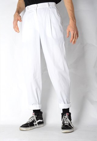 VINTAGE 90S UNISEX WHITE PANTS