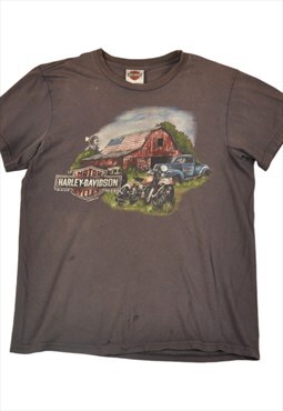 Vintage Harley-Davidson Appleton Wisconsin T-Shirt Brown M