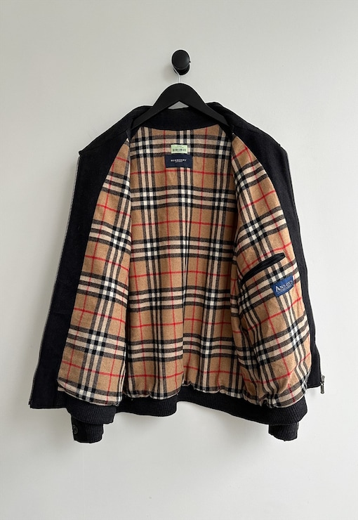 burberry bomber jacket vintage