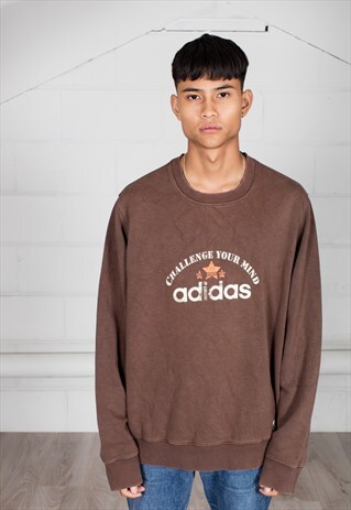VINTAGE ADIDAS CHALLENGE YOUR MIND UNISEX SWEATSHIRT