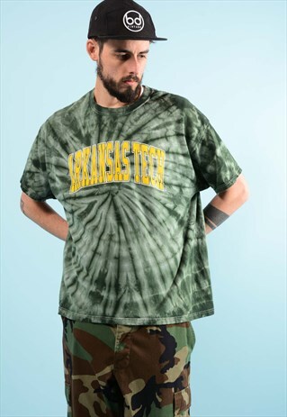 TIE DYE ARKANSAS TECH TEE SHIRT