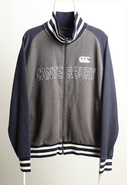 Canterbury of New Zealand Vintage Zip up Logo Sweatshirt 