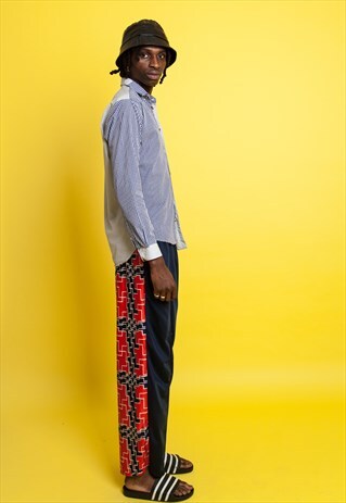 UNISEX- RED NAVY SPORTS JOGGERS