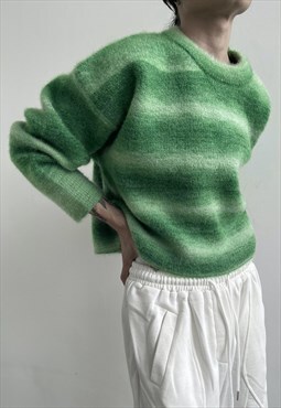 Men's Vintage Contrast Knit Sweater A VOL.2