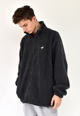 G&G UNISEX CHARCOAL GOOSE FLEECE