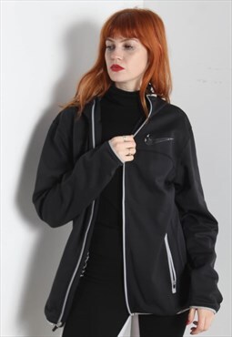 Vintage Nike Hoodie Jacket Black
