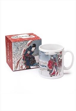 Boxed Mug Set - Japanese Ukiyo-e Art Geisha Christmas Cup