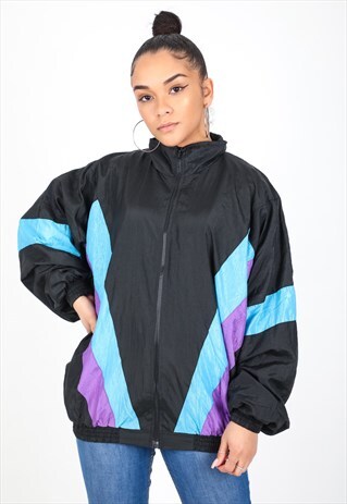 VINTAGE UNBRANDED SHELL JACKET J1186