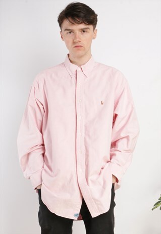 VINTAGE RALPH LAUREN SHIRT PINK Z103