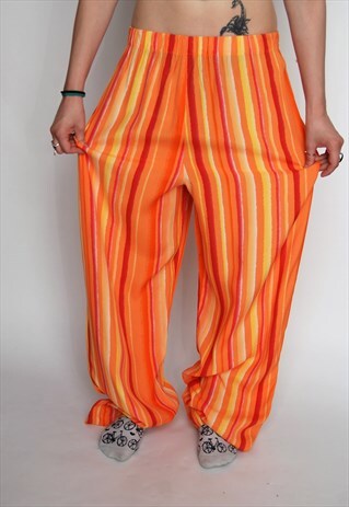 VINTAGE LOUD PRINT FESTIVAL TROUSERS