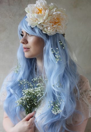 LARGE FLOWER HEADPIECE