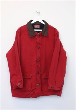 Vintage Unbranded workwear jacket in red. Best fits XL