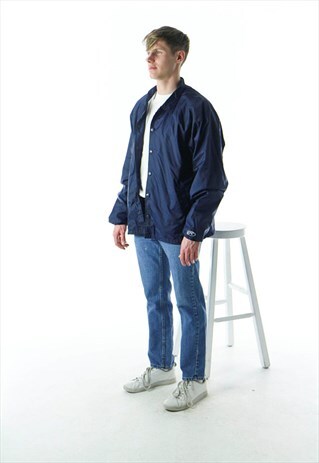 NAVY RAIN JACKET / RETRO SAILOR VEST