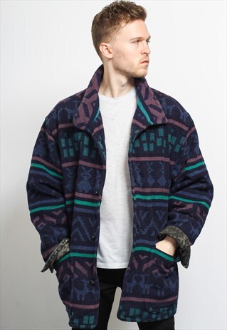 VINTAGE AZTEC INCA JACKET