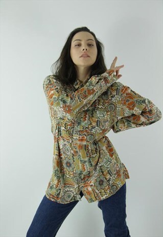 90'S STYLE SHIRT FLOWERS