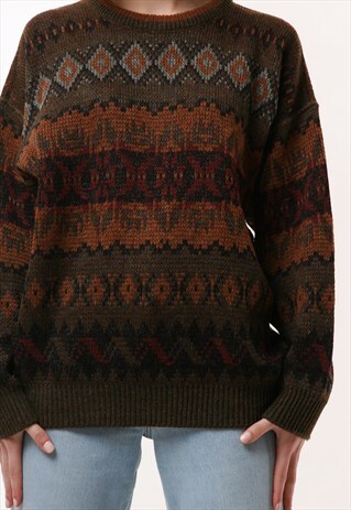 80S VINTAGE PROMODA SWEATER KNITWEAR JUMPER 16550
