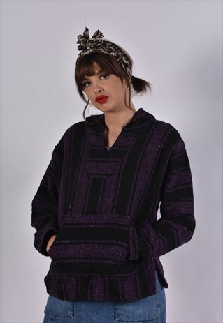 VINTAGE BAJA MEXICAN HOODIE