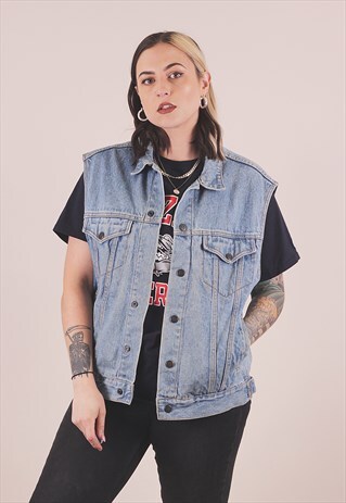 VINTAGE 90'S DISNEY MICKEY MOUSE DENIM JACKET /A11082