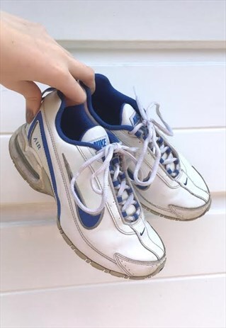 WOMENS NIIKE AIR WHITE BLUE FESTIVAL TRAINERS SHOES