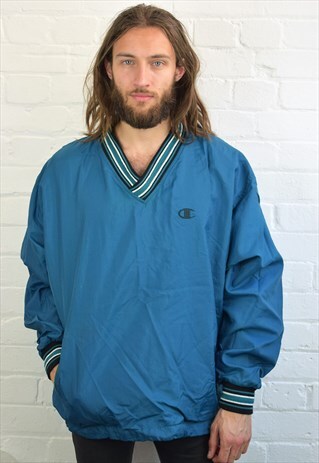 VINTAGE 90'S CHAMPION PULLOVER SPORTS JACKET