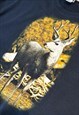 VINTAGE GILDAN DEER BUCK NAVY BLUE SWEATSHIRT XXL