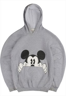 Disney  Mickey Mouse Pullover Hoodie XLarge Grey