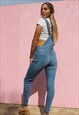 LONG DUNGAREES IN BLUE