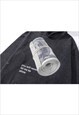 MONEY PRINT HOODIE DOLLAR PULLOVER VINTAGE WASH JUMPER GREY