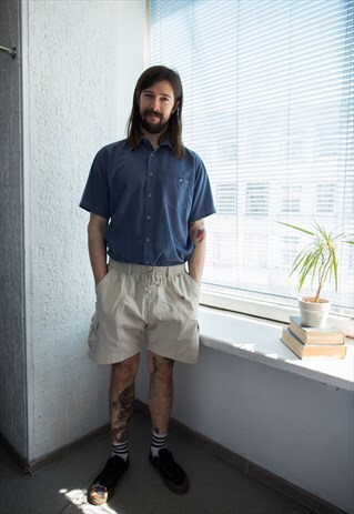 VINTAGE 80'S BEIGE SHORTS