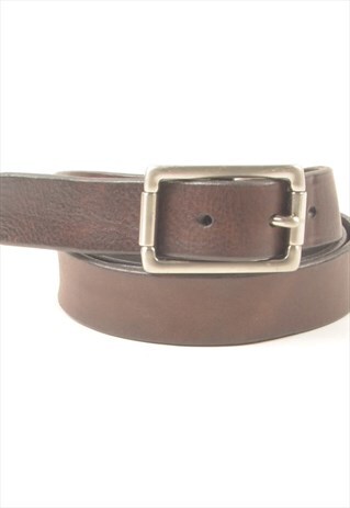 Vintage Leather Brown Belt - M