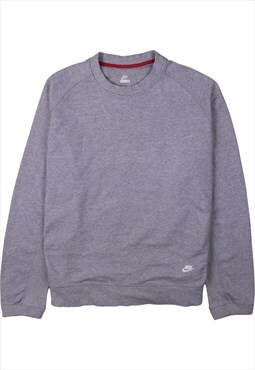 Vintage 90's Nike Sweatshirt Swoosh Crew Neck Grey XXLarge