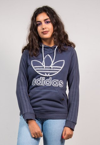90'S VINTAGE ADIDAS TREFOIL SWEATSHIRT HOODIE