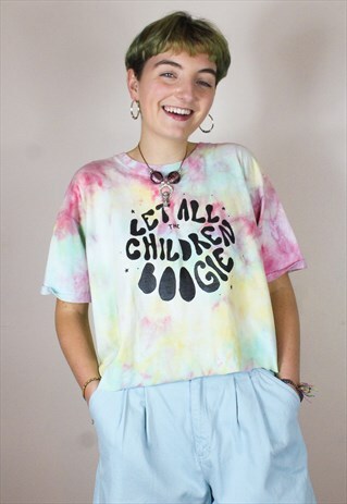 REWORKED BOWIE BOOGIE TIE DYE TSHIRT