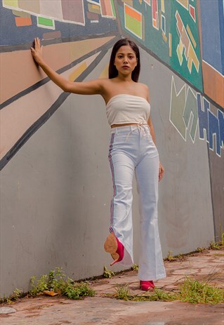 BANDEAU TOP IN WHITE