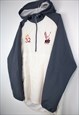 VINTAGE ADIDAS MSU FOOTBALL JACKET IN WHITE L